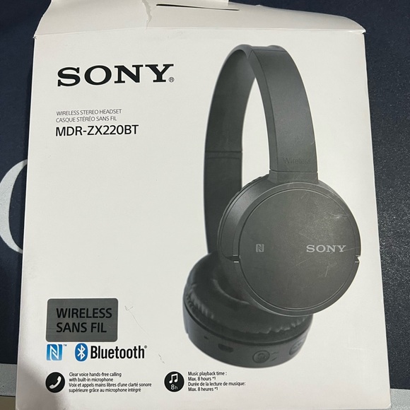 Wireless Stereo Sony Zx 220 Bt Sony Wireless Headphones On-Ear